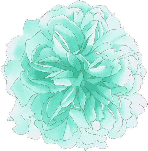 Brynx On Toyhouse - Aqua Flower Png (500x500), Png Download