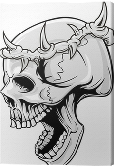 Skull With Thorn Crown (400x400), Png Download