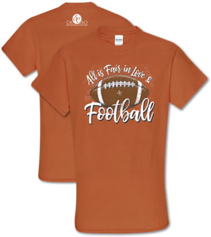 Southern Couture Soft Collection Love & Football Texas - American Football (480x480), Png Download