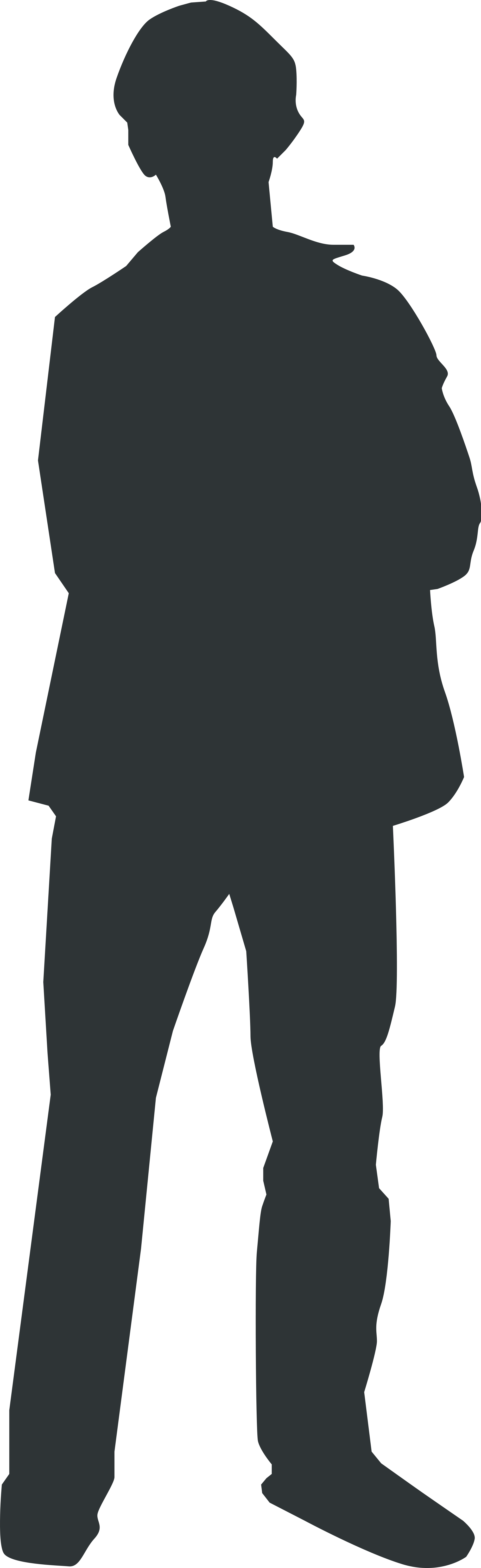 Person Outline - Person Outline Svg (2000x6521), Png Download