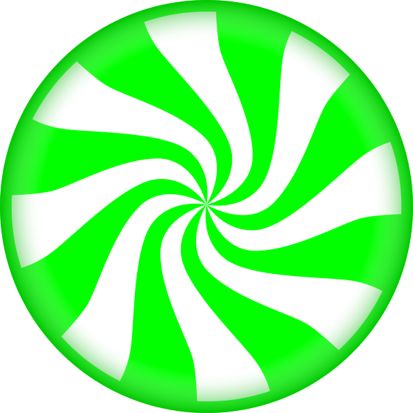 Peppermint - Peppermint Candy Clip Art (600x600), Png Download