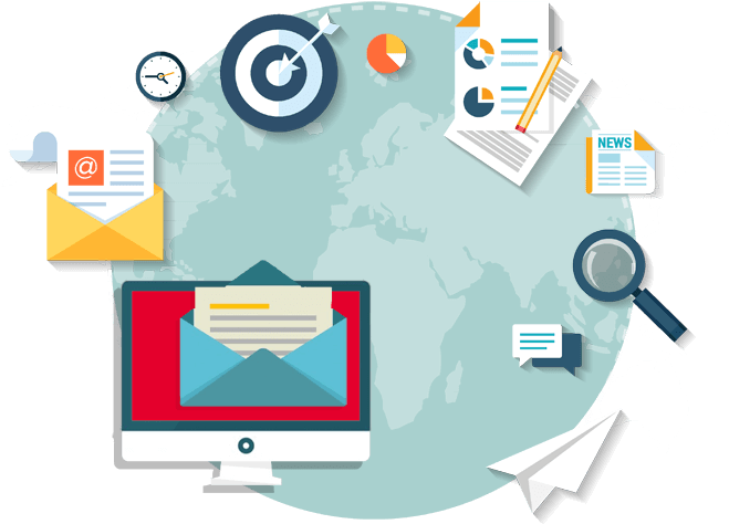 Email Marketing Png - Email Marketing Image Png (750x488), Png Download