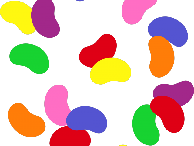 Sweets Clipart Easter - Jelly Beans Clipart Png (640x480), Png Download