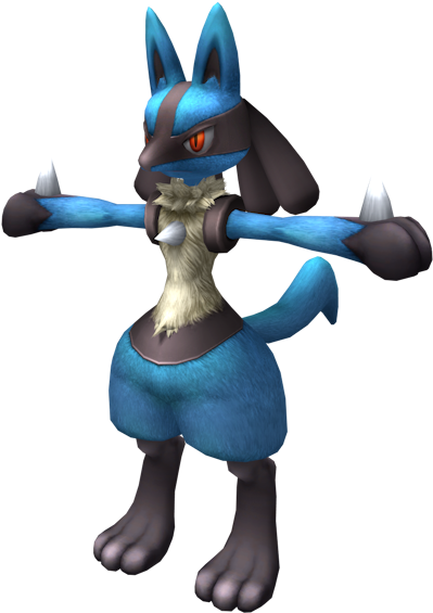 Download Zip Archive - Super Smash Bros Brawl Lucario (750x650), Png Download