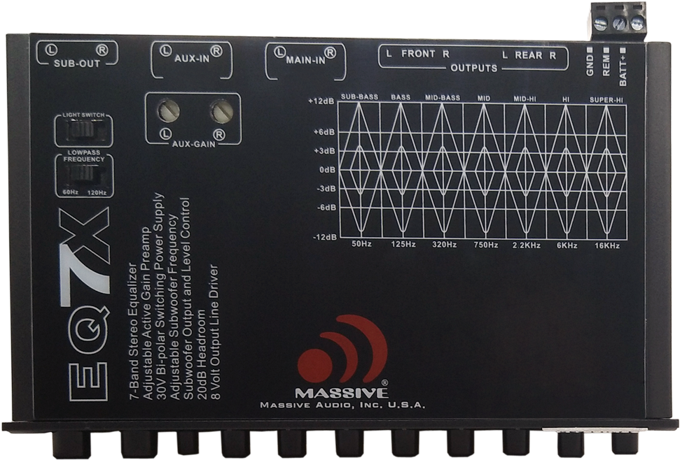 Previous - Massive Audio Eq 7 (1000x1000), Png Download