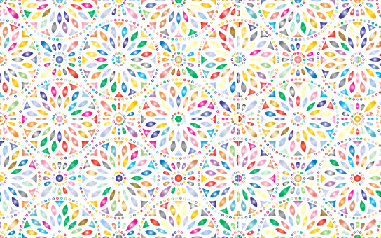 Flowery, Floral, Abstract, Decorative - Abstract Art (544x340), Png Download