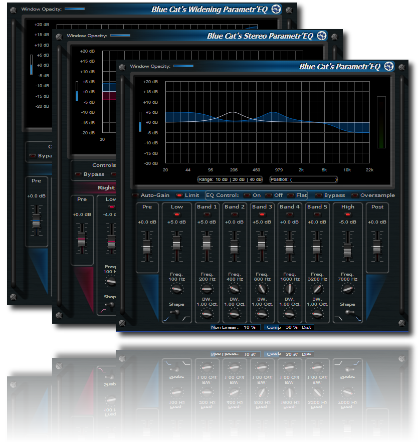 Blue Cat's Parametr'eq Pack - Blue Cat's Parametr Eq (834x884), Png Download