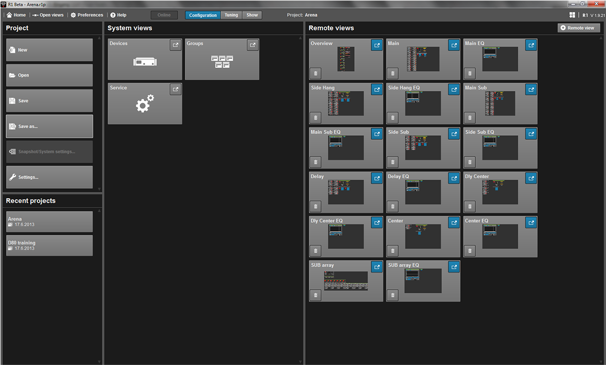 R1 Remote Control - D&b Audiotechnik (1200x1200), Png Download