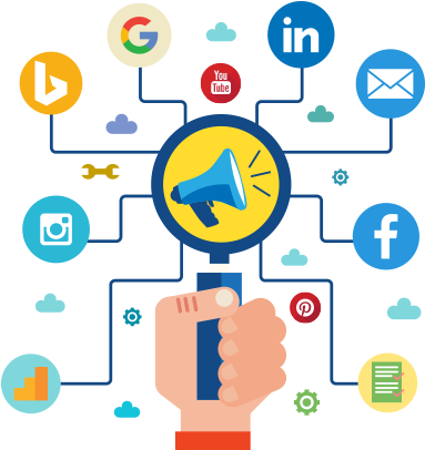 Digital Marketing Png Image - Digital Marketing Images Hd Png (443x415), Png Download