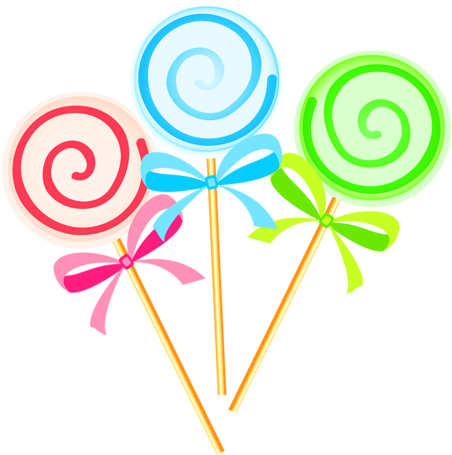 Lollipop Candy Cliparts - Cute Lollipop Clipart (497x500), Png Download