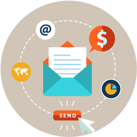 Email Marketing Strategy - Email Marketing In Png (800x542), Png Download