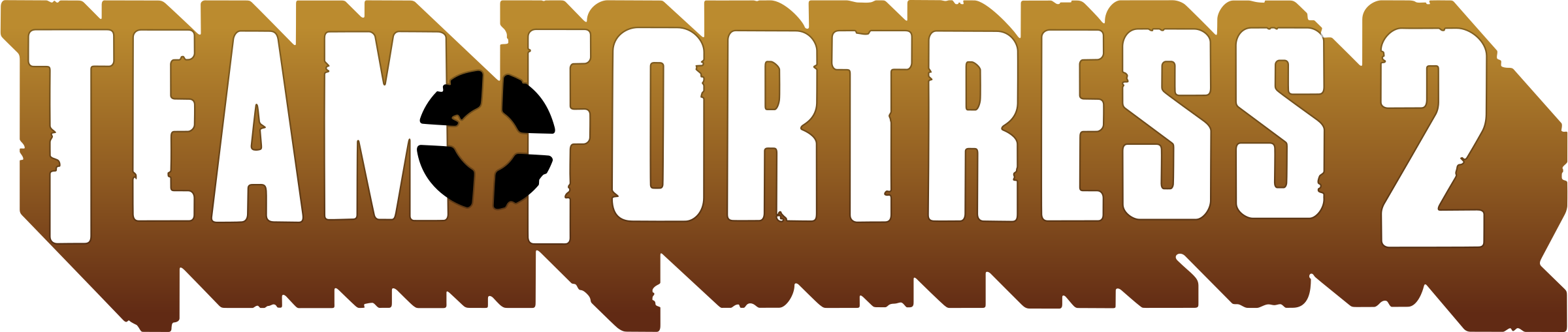 Team Fortress 2 Logo Png Transparent - Team Fortress Logo Png (2400x509), Png Download