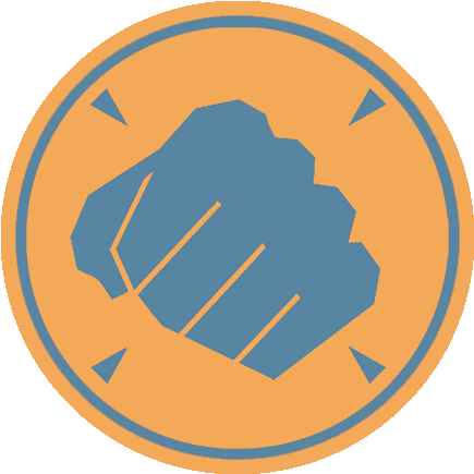 Heavy Emblem Blu - All Tf2 Symbols (540x540), Png Download