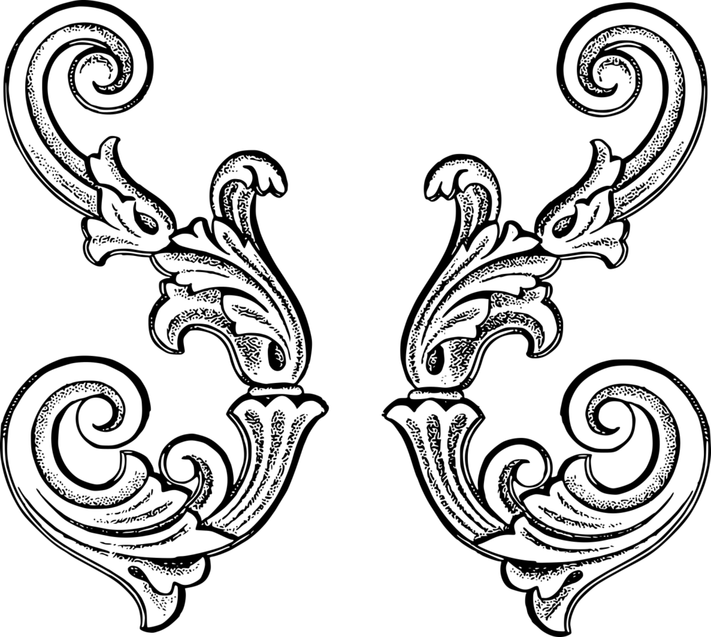 Vector Flourishes Flourishing - Vintage Flourish Vector (1024x918), Png Download