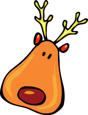 Reindeer Clipart Vector (306x400), Png Download