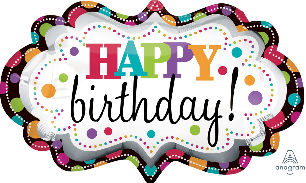 24472 Happy Birthday - Happy Birthday Marquee (1000x600), Png Download