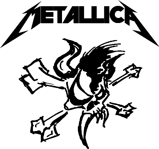 Metallicalogo - Metallica Para Colorear (600x600), Png Download