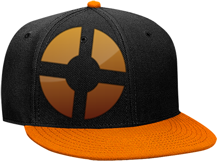 Tf2 Logo Hat - Osaka Snapback Flat Black Canvas (450x450), Png Download