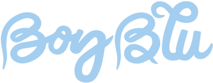 Boy Blu - Calligraphy (640x360), Png Download