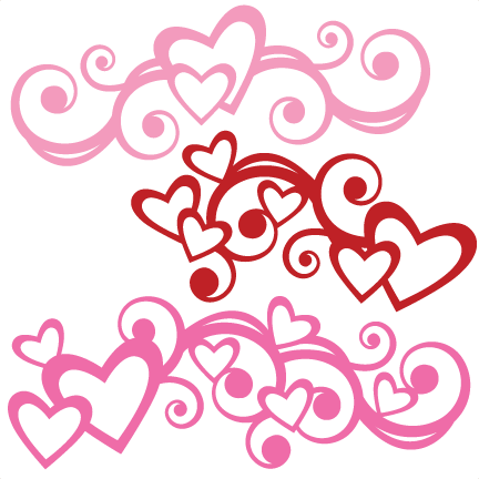Flourish Clipart Svg - Pink Flourish Clip Art (432x432), Png Download