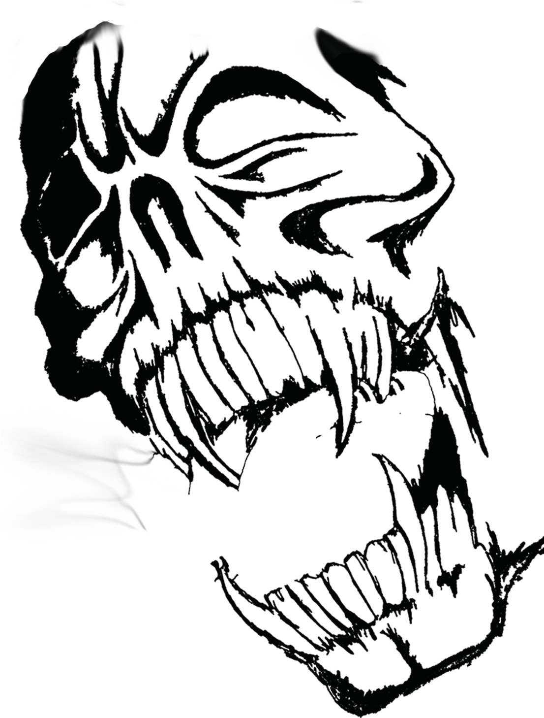 Skull Desktop Wallpaper Transprent Graphic Royalty - Metallica Skull Png (1197x1457), Png Download