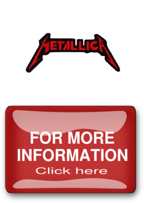 Painless The Metallica Music Band Logo Ii Embroidered - Metallica Music Band Logo Ii Embroidered Iron On Patches (297x417), Png Download