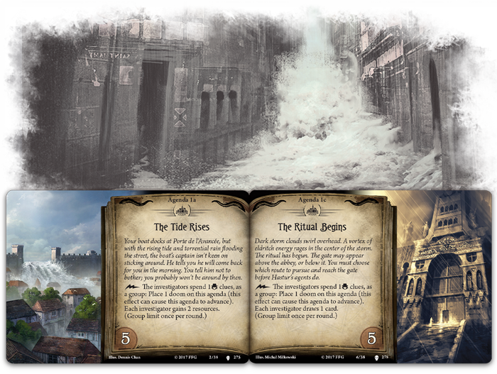 The Next Mythos Pack For The Carcosa Cycle Is Black - Arkham Horror: The Card Game (700x527), Png Download