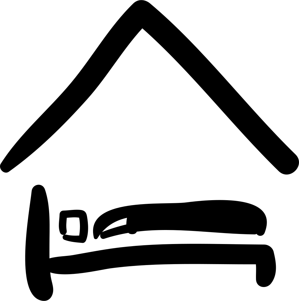 Person Laying On Hand Drawn Hotel Bed Comments - Hotel (980x988), Png Download