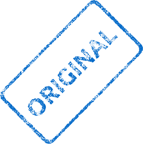 Original Stamp Tile Coaster (594x596), Png Download