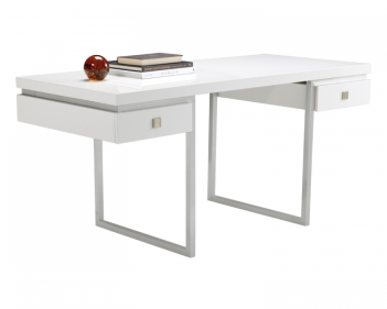 Bentley Desk - White - Sunpan Bentley Desk | White (350x350), Png Download