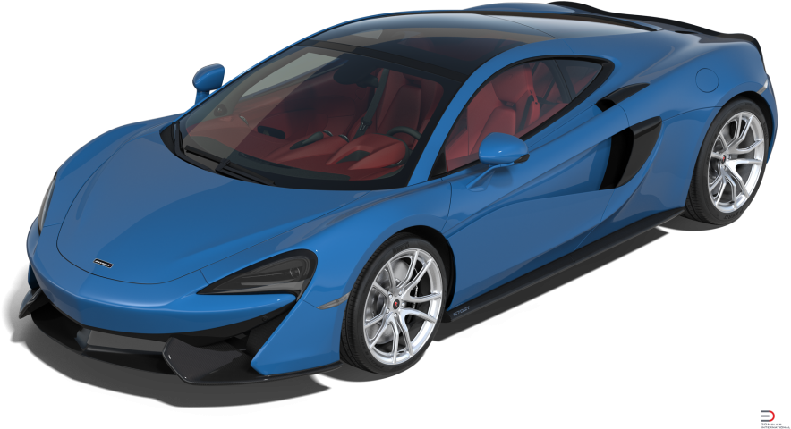 7 Supercar Mclaren 570gt Royalty-free 3d Model - Mclaren P1 (920x517), Png Download