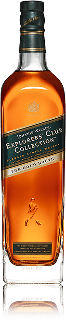 Johnnie Walker Explorers' Club Collection The Gold - J Walker Explorer's Club Collection The Gold Route (325x700), Png Download