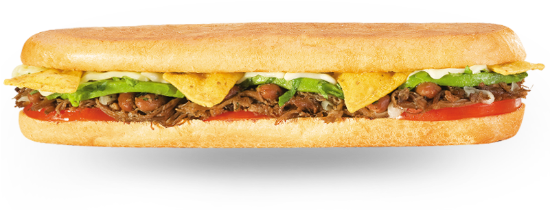 Mexican - Sandwich Qbano (800x465), Png Download