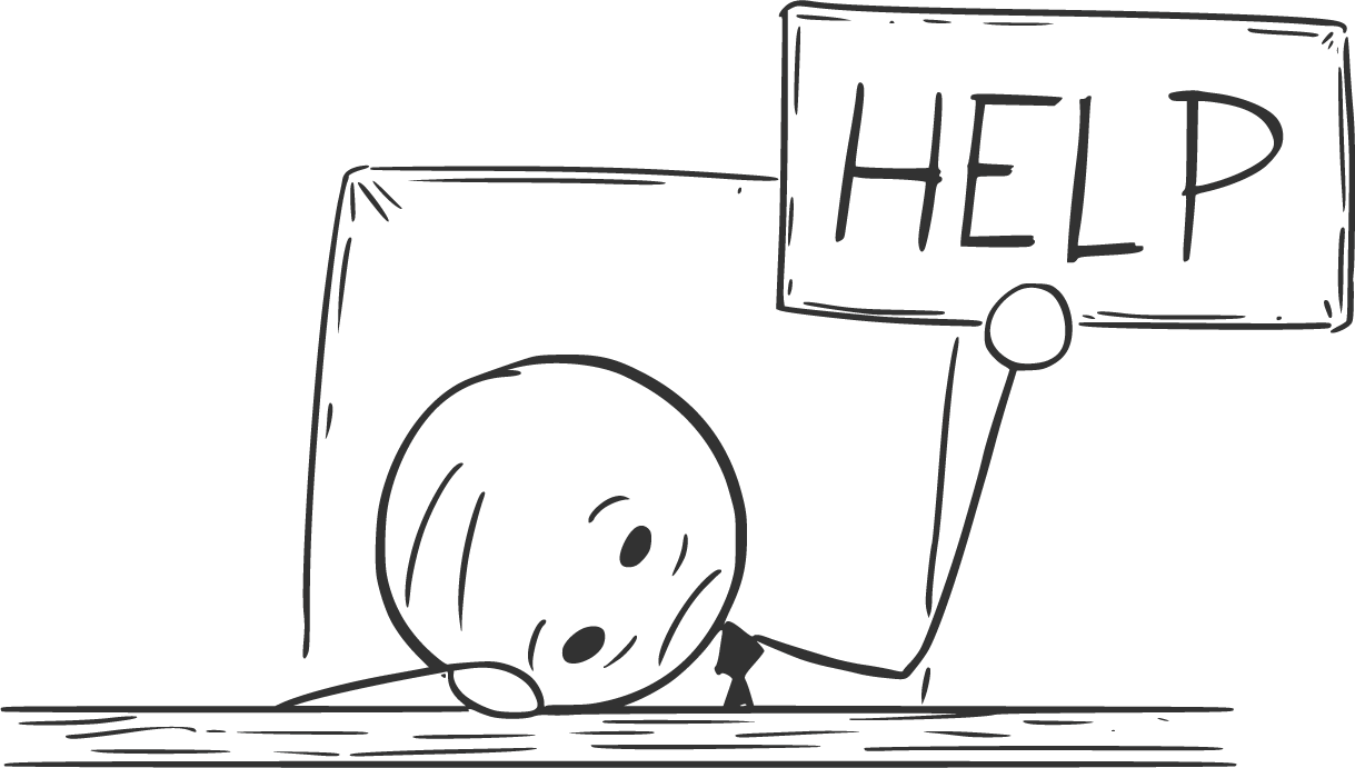 Depressed Cartoon (1219x691), Png Download