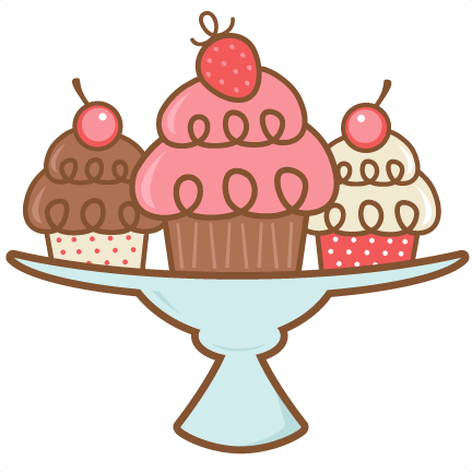 Cupcake Tray Svg Cutting File For Scrapbooking Cupcake - Dessert Tray Clip Art (432x432), Png Download