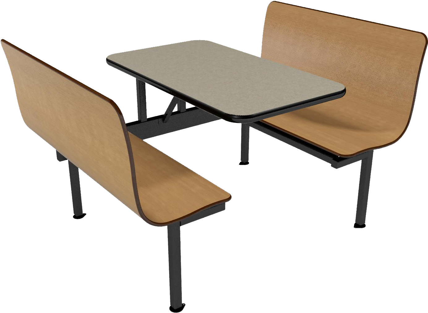 Monticello Maple Benches, Bronze Legacy Table Top With - Table (1650x1275), Png Download