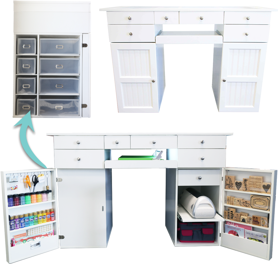 Ez View Desk - Desk (1000x1000), Png Download