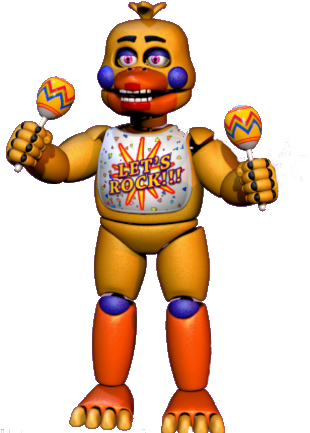 Vector Free Stock Rockstar By Hashimman On - Fnaf 6 Rockstar Chica (372x451), Png Download