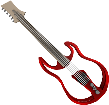 Red Rock Star Guitar (420x420), Png Download