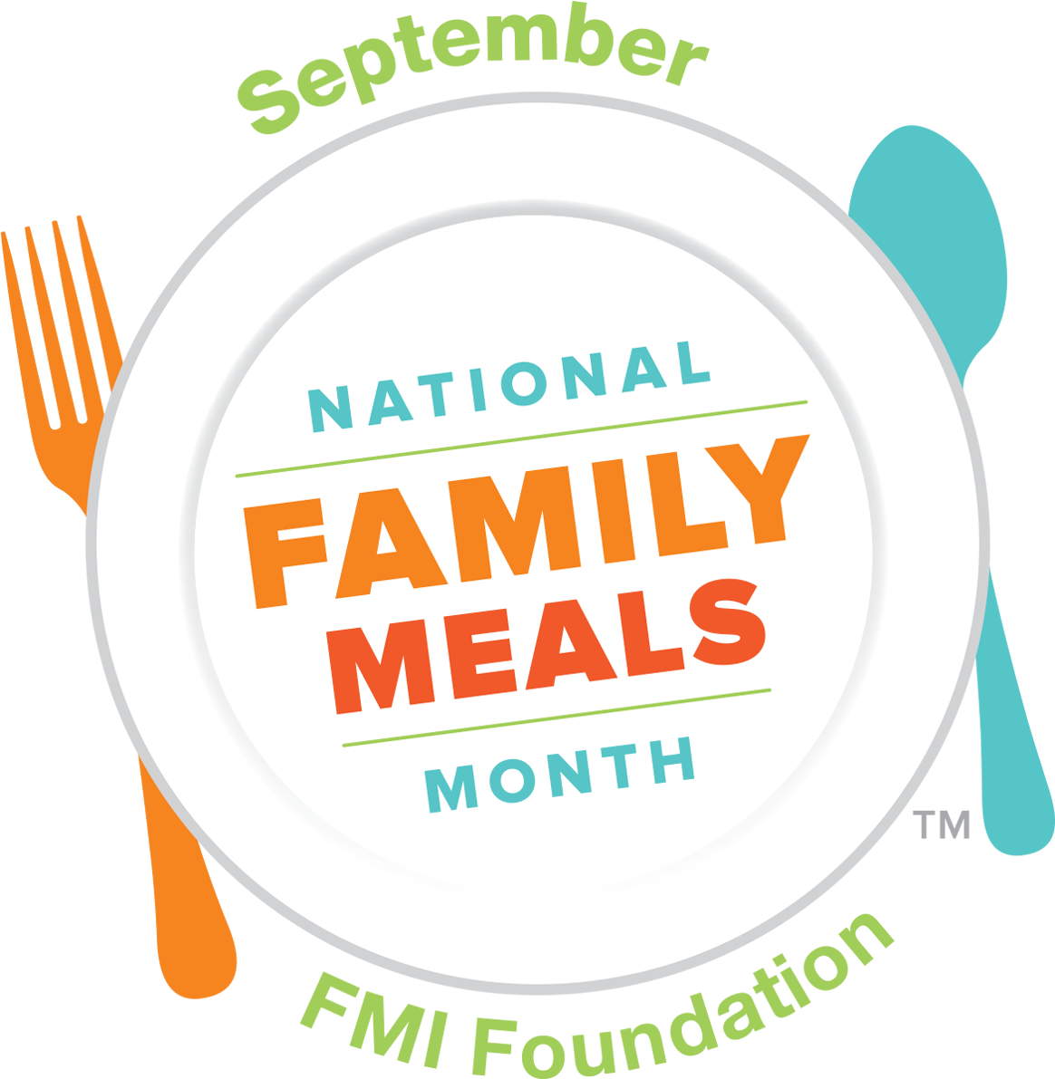 This Month Sit Down With Your Family To Nourish Your - September Is Family Meals Month (1200x1200), Png Download