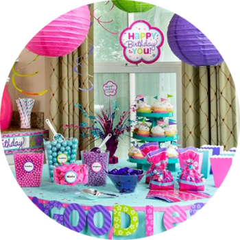 Party Supplies San Diego - Birthday (350x350), Png Download