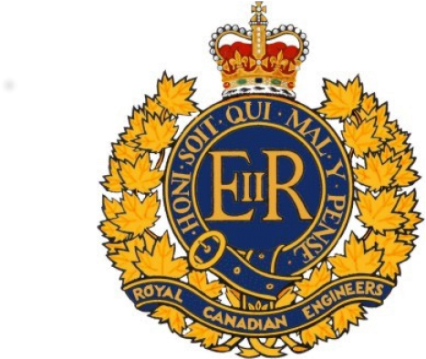 Capt John Walker, Cd (ret'd) - Canadian Military Engineers Crest (600x695), Png Download
