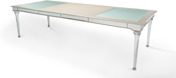 Aico Bel Air Park 10 Pc Dining Set By Michael Amini (600x510), Png Download