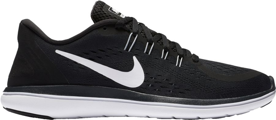 Nike Women's Flex 2017 Rn Running Shoes - New Balance Black Baseball Cleats (901x775), Png Download