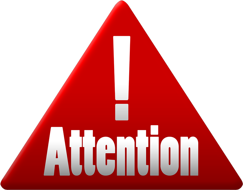 Attention Sign - Symbol For Important Information (859x960), Png Download