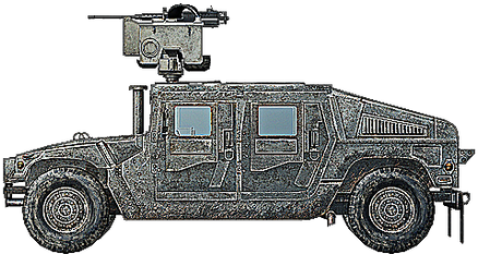 The M1114 Hmmwv Is A United States Armored Jeep - Bf3 Hummer (468x282), Png Download