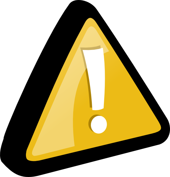 Attention Clip Artattention Clipart The Cliparts - Attention Yellow Png Transparent (576x599), Png Download