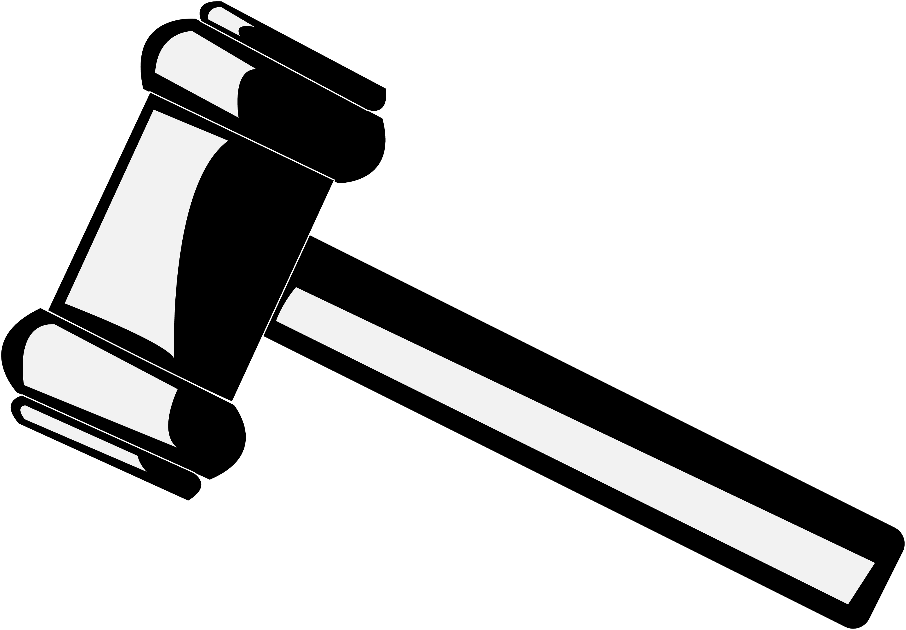 Gavel1 - Tool (3120x2169), Png Download