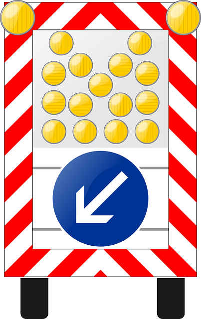 Warning Lamp, Flash, Sign, Road Sign, Roadsign - Traffic (403x640), Png Download