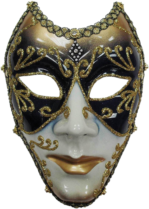 Masquerade Full Face Masks (500x793), Png Download